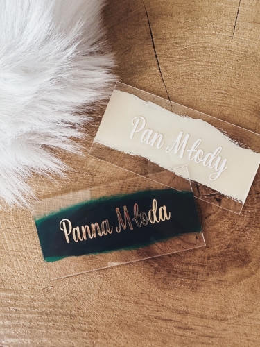 winietka akrylowa leżąca