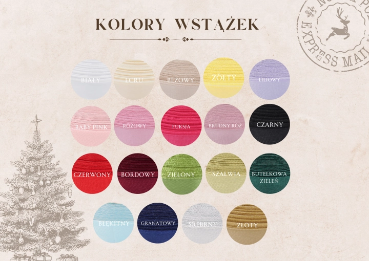 kolory wstążek