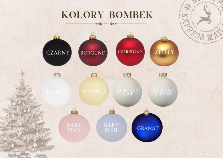 kolory bombek