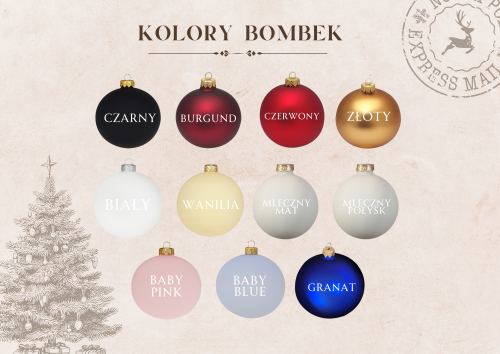 kolory bombek