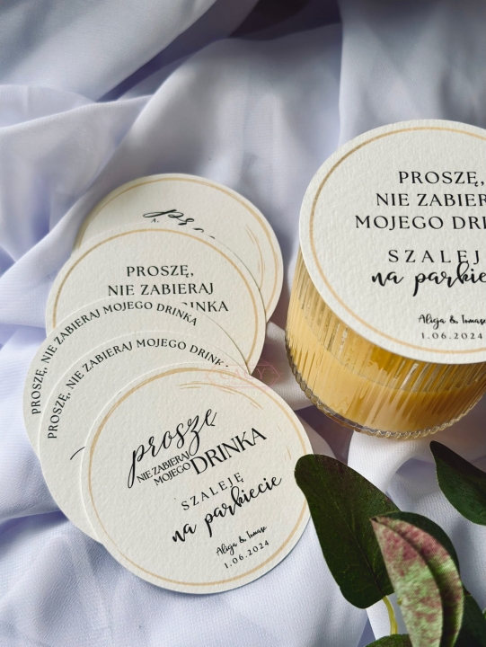 Oznaczenia drinków – nakładki na szklanki (zestaw)